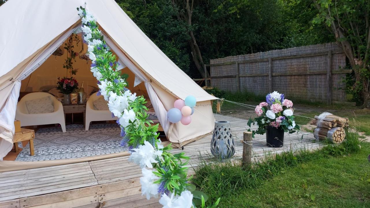 Hopgarden Glamping - Luxury 6M Bell Tent Wadhurst Exterior photo