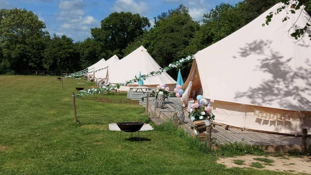 Hopgarden Glamping - Luxury 6M Bell Tent Wadhurst Exterior photo