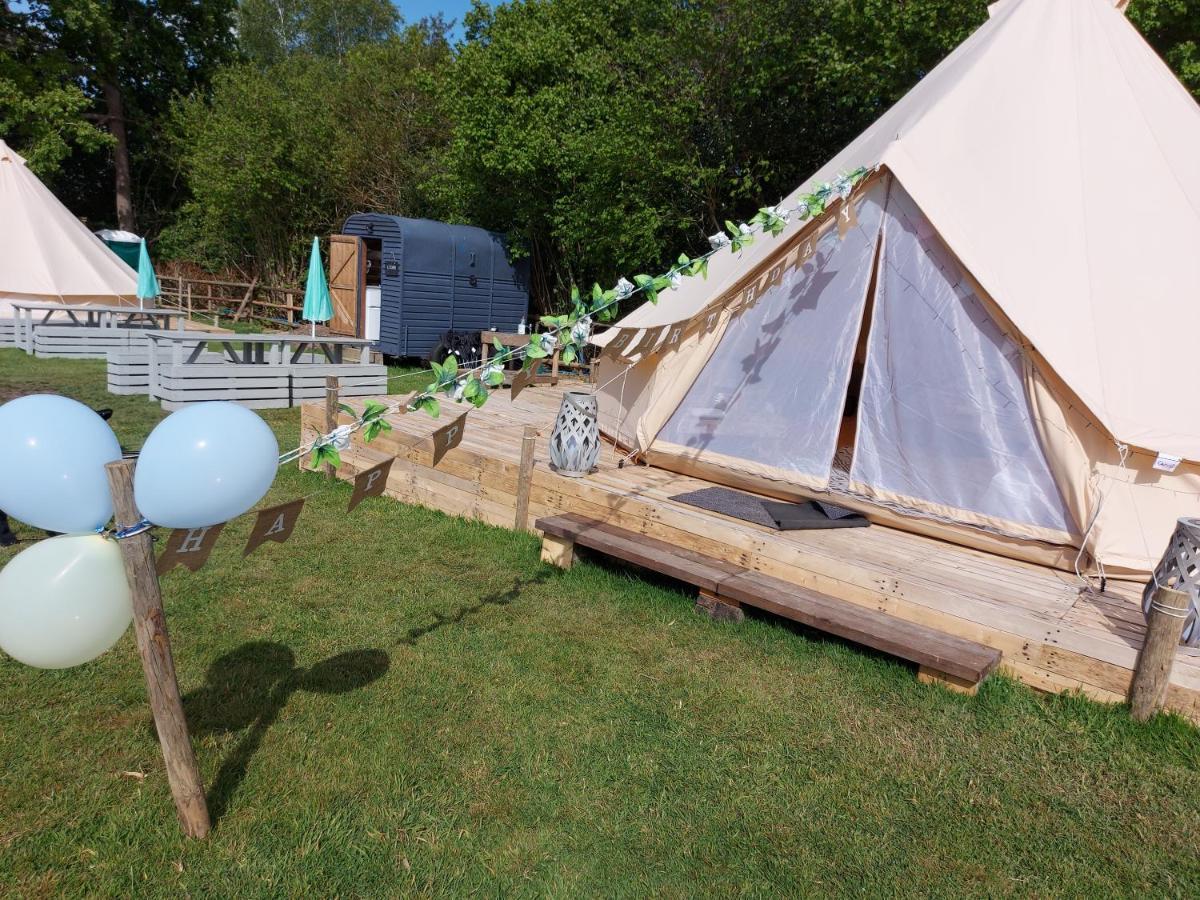Hopgarden Glamping - Luxury 6M Bell Tent Wadhurst Exterior photo